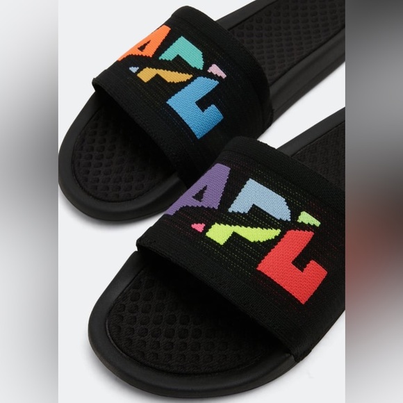 APL Big Logo Techloom Slides Black SZ 11 - Picture 4 of 12